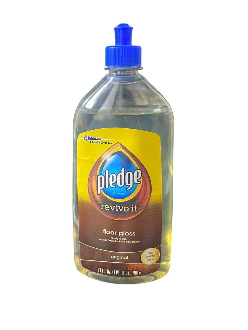 Pledge Revive It Floor Gloss Original Long Lasting Shine 27 OZ. discontinued